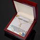 HAPPY EASTER, ALLURING BEAUTY NECKLACE WITH MESSAGE CARD, EASTER GIFT FOR FRIENDS AND FAMILY MEMBERS