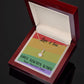 LOVE IS LOVE, ALLURING BEAUTY NECKLACE FOR SOULMATE, FOR YOUR LGBTQ PARTNER, WITH MESSAGE CARD, PRIDE NECKLACE,