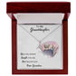 LIVE LAUGH LOVE, ALLURING BEAUTY NECKLACE WITH MESSAGE CARD FOR GRANDDAUGHTER, BIRTHDAY GIFT FOR HER, FROM GRANDMA