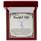 My Beautiful Wife, Alluring Beauty Necklace, Necklace With Message Card, Gift For Her
