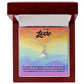 Alluring Beauty Necklace For Soulmate, For Your LGBTQ Partner, With Message Card, Pride Necklace,