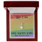 LOVE IS LOVE, ALLURING BEAUTY NECKLACE FOR SOULMATE, FOR YOUR LGBTQ PARTNER, WITH MESSAGE CARD, PRIDE NECKLACE,