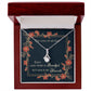 ALLURING BEAUTY NECKLACE, THE LOVE OF MY LIFE,  SOULMATE NECKLACE WITH MESSAGE CARD, BIRTHDAY GIFT FOR HER
