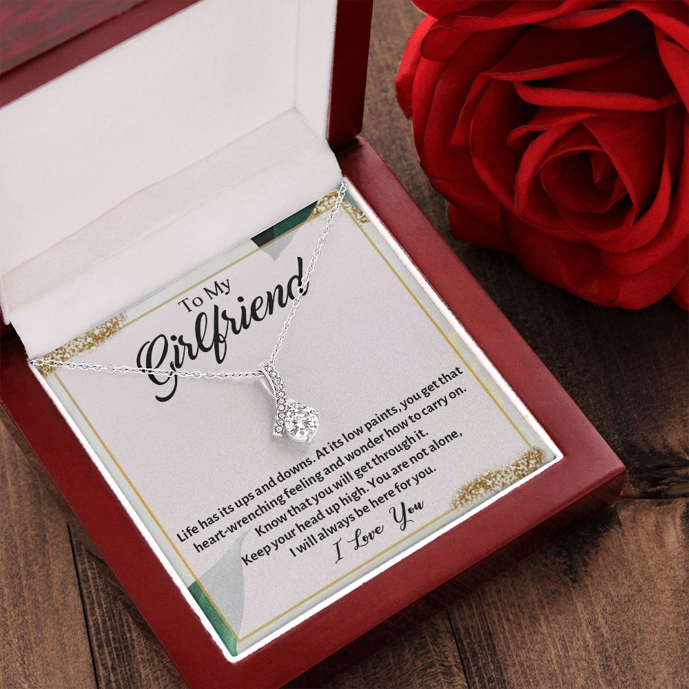 TO MY BEAUTIFUL GIRLFRIEND, ALLURING BEAUTY NECKLACE, FOR GIRLFRIEND, BIRTHDAY GIFT FOR HER
