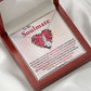 Alluring Beauty Necklace, To My Soulmate Necklace With Message Card, Birthday Gift For Her