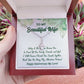 Alluring Beauty Necklace, To My Beautiful Wife, Necklace With Message Card, Gift For Her