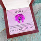 I WILL BE HERE FOR YOU, ALLURING BEAUTY NECKLACE WITH MESSAGE CARD, FOR SISTERS, FRIENDS, BFF, BIRTHDAY, FRIENDSHIP DAY GIFT FOR HER