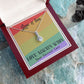 LOVE IS LOVE, ALLURING BEAUTY NECKLACE FOR SOULMATE, FOR YOUR LGBTQ PARTNER, WITH MESSAGE CARD, PRIDE NECKLACE,