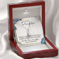 TO MY DAUGHTER, ALLURING BEAUTY NECKLACE WITH MESSAGE CARD, BIRTHDAY AND DAUGHTERS DAY GIFT FOR HER
