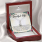 My Beautiful Wife, Alluring Beauty Necklace, Necklace With Message Card, Gift For Her