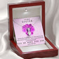 I WILL BE HERE FOR YOU, ALLURING BEAUTY NECKLACE WITH MESSAGE CARD, FOR SISTERS, FRIENDS, BFF, BIRTHDAY, FRIENDSHIP DAY GIFT FOR HER