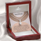 TO MY DAUGHTER, ALLURING BEAUTY NECKLACE WITH MESSAGE CARD, BIRTHDAY AND DAUGHTER'S DAY GIFT FOR HER