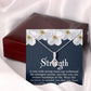 ALLURING BEAUTY NECKLACE FOR FRIENDS AND FAMILY, MOTIVATE YOUR LOVED ONES WITH THIS BEAUTIFUL MESSAGE CARD, UNIQUE GIFT FOR HER