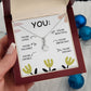 YOU'RE BEAUTIFUL, ALLURING BEAUTY NECKLACE, MOTIVATE YOUR LOVED ONES WITH THIS BEAUTIFUL MESSAGE CARD, UNIQUE GIFT FOR FRIENDS AND FAMILY