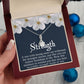 ALLURING BEAUTY NECKLACE FOR FRIENDS AND FAMILY, MOTIVATE YOUR LOVED ONES WITH THIS BEAUTIFUL MESSAGE CARD, UNIQUE GIFT FOR HER