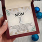DEAR MOM, HAPPY MOTHERS DAY, ALLURING BEAUTY NECKLACE FOR MOM, NECKLACE WITH MESSAGE CARD, MOTHER'S DAY GIFT FOR HER, FROM DAUGHTER
