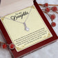 TO MY DAUGHTER, ALLURING BEAUTY NECKLACE WITH MESSAGE CARD, BIRTHDAY AND DAUGHTERS DAY GIFT FOR HER