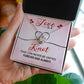 Love Knot Necklace, For Soulmate, Birthday Gift For Her, Necklace With Message Card