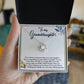 TO MY GRANDDAUGHTER, LOVE KNOT NECKLACE WITH MESSAGE CARD FOR GRANDDAUGHTER, BIRTHDAY GIFT FOR HER, FROM GRANDMA/GRANDPA