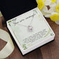 Love Knot Necklace WITH MESSAGE CARD, Gift To Self Motivate your loved ones, Let them know their value, Gift for all occasion, christmas, friendship day, etc