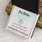 BEST BITCHES, LOVE KNOT NECKLACE FOR FRIENDS, FOREVER BEST FRIEND, BFF, BIRTHDAY/ FRIENDSHIP DAY GIFT FOR HER