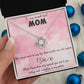 TO MY WONDERFUL MOM LOVE KNOT NECKLACE FOR MOM, NECKLACE WITH MESSAGE CARD, BIRTHDAY, MOTHER'S DAY GIFT FOR HER