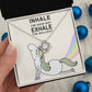 INHALE THE GOOD SHIT EXHALE THE BULLSHIT, LOVE KNOT NECKLACE FOR FRIENDS AND FAMILY, SELF MOTIVATING NECKLACE, BIRTHDAY GIFT FOR HER