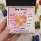 LOVE KNOT NECKLACE WITH MESSAGE CARD FOR MOM, MOTHER DAY GIFT, BIRTHDAY GIFT, FORM DAUGHTER/SON