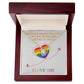I LOVE YOU, LOVE KNOT NECKLACE FOR SOULMATE, FOR YOUR LGBTQ PARTNER, WITH MESSAGE CARD, PRIDE NECKLACE,