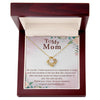 TO MY MOM YOU ARE MY IDOL, LOVE KNOT NECKLACE FOR MOM, NECKLACE WITH MESSAGE CARD, BIRTHDAY, MOTHER'S DAY GIFT FOR HER
