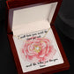 I LOVE YOU, LOVE KNOT NECKLACE, FOR SOULMATE, BIRTHDAY, GIFT FOR HER, NECKLACE WITH MESSAGE CARD