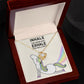 INHALE THE GOOD SHIT EXHALE THE BULLSHIT, LOVE KNOT NECKLACE FOR FRIENDS AND FAMILY, SELF MOTIVATING NECKLACE, BIRTHDAY GIFT FOR HER