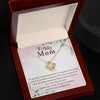 TO MY MOM YOU ARE MY IDOL, LOVE KNOT NECKLACE FOR MOM, NECKLACE WITH MESSAGE CARD, BIRTHDAY, MOTHER'S DAY GIFT FOR HER