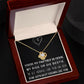 MY RIDE OR DIE BESTIE, LOVE KNOT NECKLACE WITH MESSAGE CARD, FOR FRIENDS, BFF, BIRTHDAY, FRIENDSHIP DAY GIFT FOR HER
