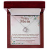 TO MY MOM YOU ARE MY IDOL, LOVE KNOT NECKLACE FOR MOM, NECKLACE WITH MESSAGE CARD, BIRTHDAY, MOTHER'S DAY GIFT FOR HER