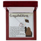 CONGRATULATION, LOVE KNOT NECKLACE FOR GRADUATION, CONGRATULATION GIFT FOR DAUGHTER/GRANDDAUGHTER/SISTER, GRADUATION GIFT FOR HER