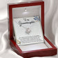 TO MY GRANDDAUGHTER, LOVE KNOT NECKLACE WITH MESSAGE CARD FOR GRANDDAUGHTER, BIRTHDAY GIFT FOR HER, FROM GRANDMA/GRANDPA