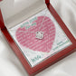 Love Knot Necklace, For My Wife, Necklace With Message Card, Birthday Gift For Her