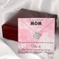 TO MY WONDERFUL MOM LOVE KNOT NECKLACE FOR MOM, NECKLACE WITH MESSAGE CARD, BIRTHDAY, MOTHER'S DAY GIFT FOR HER