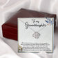 TO MY GRANDDAUGHTER, LOVE KNOT NECKLACE WITH MESSAGE CARD FOR GRANDDAUGHTER, BIRTHDAY GIFT FOR HER, FROM GRANDMA/GRANDPA