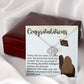 CONGRATULATION, LOVE KNOT NECKLACE FOR GRADUATION, CONGRATULATION GIFT FOR DAUGHTER/GRANDDAUGHTER/SISTER, GRADUATION GIFT FOR HER