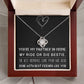 MY RIDE OR DIE BESTIE, LOVE KNOT NECKLACE WITH MESSAGE CARD, FOR FRIENDS, BFF, BIRTHDAY, FRIENDSHIP DAY GIFT FOR HER