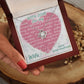 Love Knot Necklace, For My Wife, Necklace With Message Card, Birthday Gift For Her