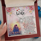Love Knot Necklace, To My Wife, Necklace With Message Card, Birthday Gift For Her