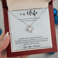 TO MY WIFE, LOVE KNOT NECKLACE, NECKLACE FOR WIFE WITH MESSAGE CARD, GIFT FOR HER