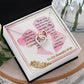 To My Wife, I Love you, Interlocking Hearts Necklace, For Wife With Message Card, Birthday, Valentine's Day Gift For Her