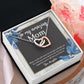 TO MY AMAZING MOM, INTERLOCKING HEART NECKLACE FOR MOM, NECKLACE WITH MESSAGE CARD, BIRTHDAY, MOTHER'S DAY GIFT FOR HER