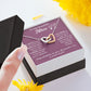 TO MY BEAUTIFUL NIECE, INTERLOCKING HEART NECKLACE FOR YOUR NIECE ON HER GRADUATION, CONGRATULATION GIFT FOR HER