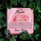 To My Beautiful Mom, Interlocking Hearts Necklace with Special Message Card - Perfect Birthday Gift from Daughter/Son
