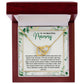 TO MY MAMMY, INTERLOCKING HEART NECKLACE FOR MOM, NECKLACE WITH MESSAGE CARD, BIRTHDAY, MOTHER'S DAY GIFT FOR HER